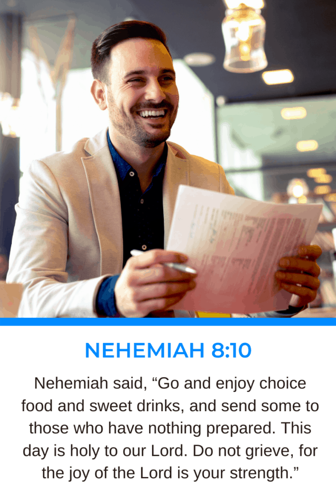 Joy Becomes Strength - Nehemiah 8:10 | Follower of One