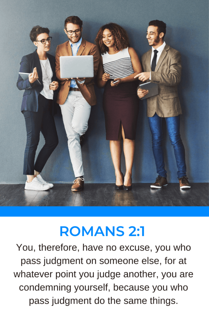 On Judging Others - Romans 2:1 | Follower of One