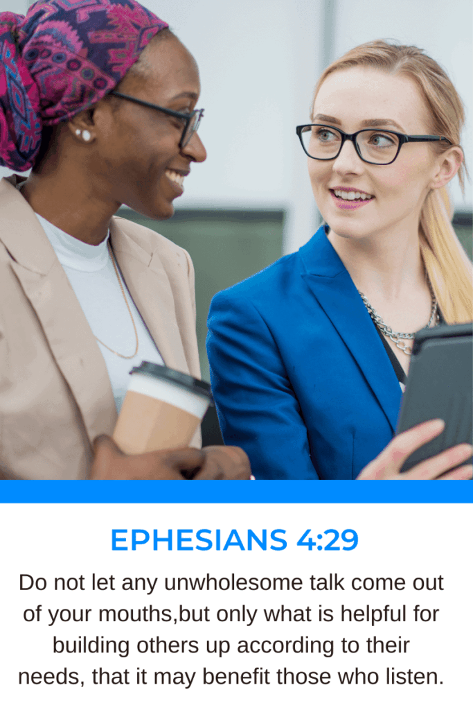 No Unwholesome Words - Ephesians 4:29 | Follower of One