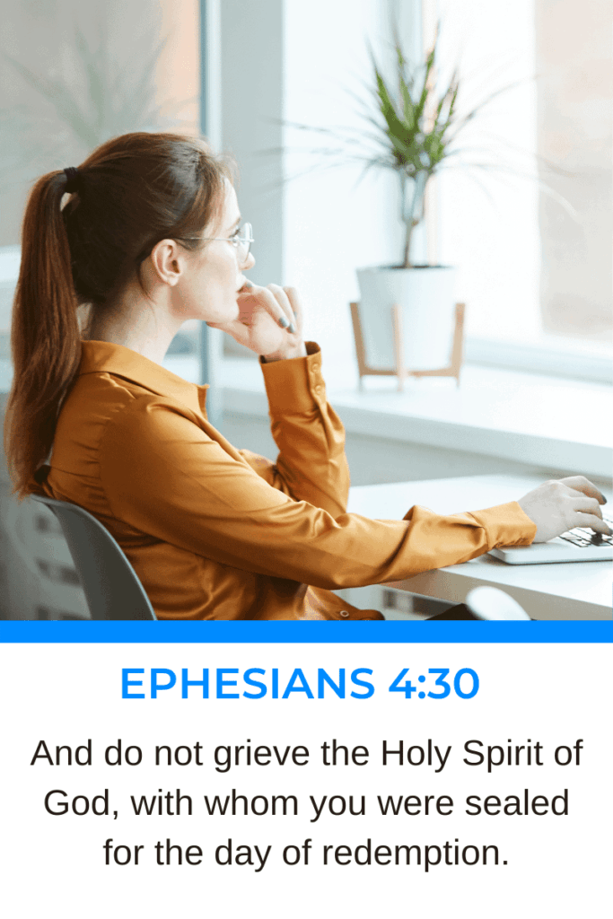 Grieving the Holy Spirit - Ephesians 4:30 | Follower of One